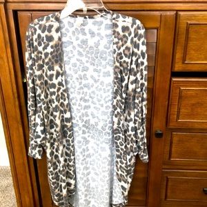 Leopard Print Cardigan
